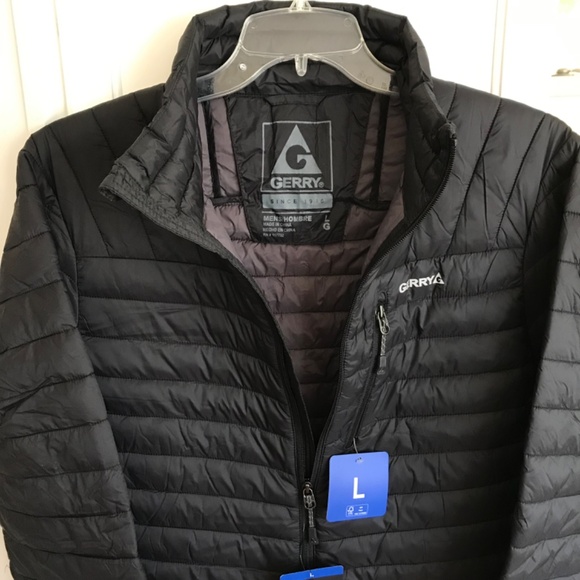 COPY - GERRY Lightweight Puffer Jacket NWT Black Men’s Size Large/tag’s removed - Picture 2 of 16